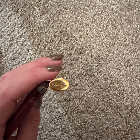 Cartier Burgundy Tulip Shoulder / Crossbody Bag + Rare Zip Pouch - Picture 9 of 11